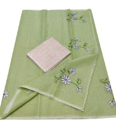 Ladies Embroidered Pattern Casual Wear Cotton Saree Recommended For Summer