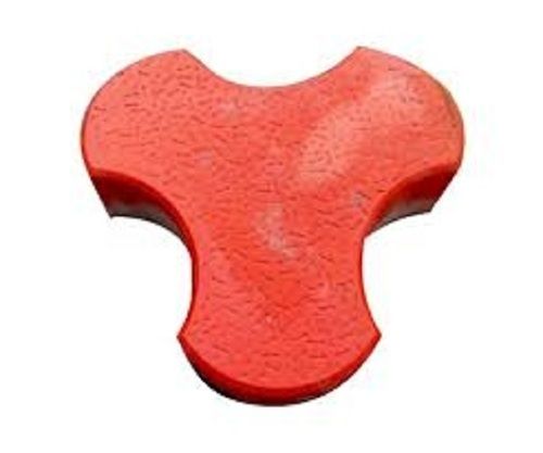 Red Low Maintenance Solid Easy Installing Designed Construction Paver Blocks