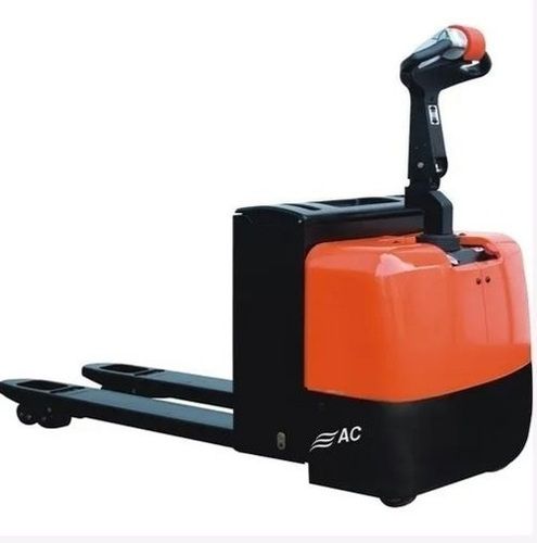 Orange Rust Proof New Electric High Pressure Battery Operated Pallet Truck 