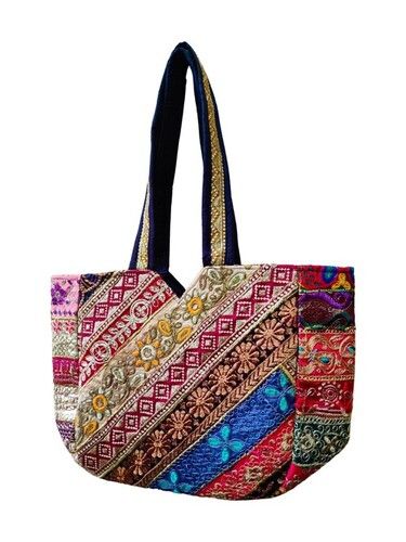 Sutliyan Handcrafted Ravishing Multicolor Regular Shoulder/Tote Bag (11*15 Inch)