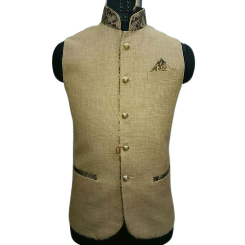 Washable And Skin Friendly Sleeve Less Cotton Nehru Jacket With Double Pocket  Age Group: 18 Years Above