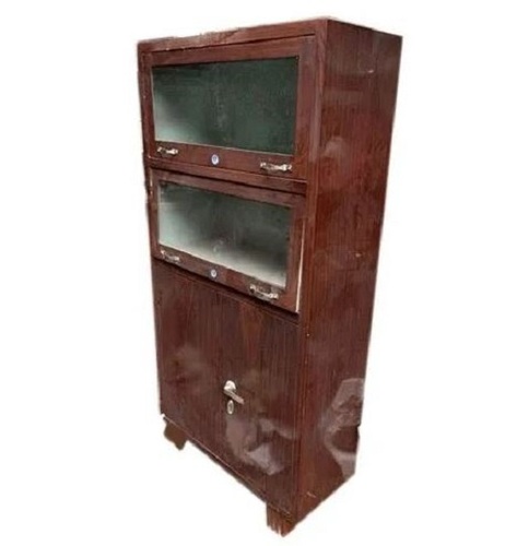 मशीन से बनी 5 फीट ऊंचाई और पॉलिश फ़िनिश वाली माइल्ड स्टील लाइब्रेरी अलमारी