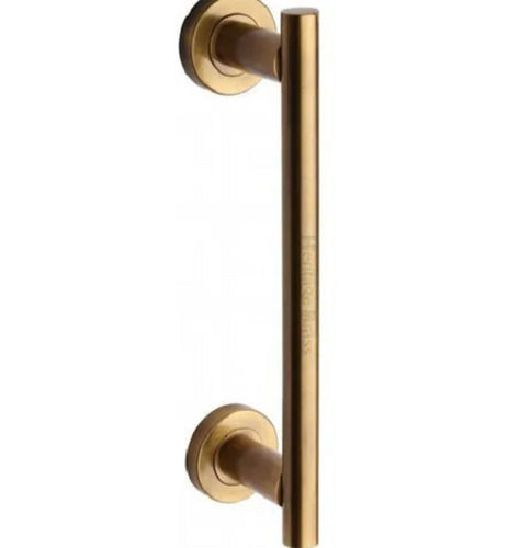 Golden 5 Inches Polished Brass Door Handle For Home And Office Use