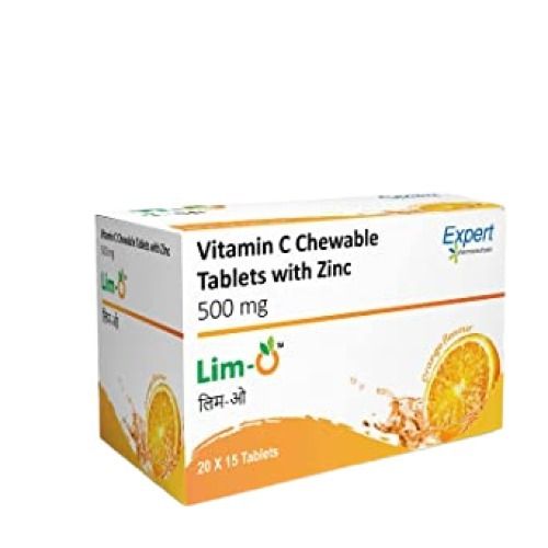 Lim O Vitamin C 500 mg Tablets (Pack Size 20x15 Tablets)