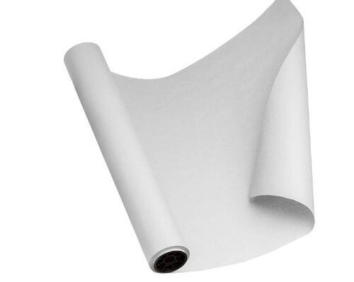 White Premium Quality 1 Mm Thick Plain Paper Rolls For Industry Use