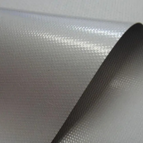 Black Wear Resistant Silicon And Fiberglass Conveyor Belt Fabric For Industrial Use 