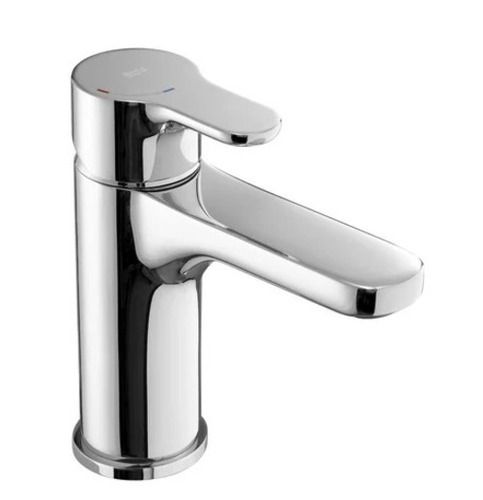 Silver 1 Inch Round Corrosion Resistant Polished Finish Stainless Steel Faucet