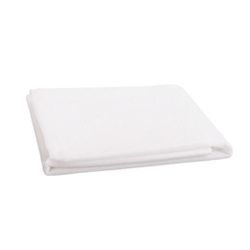 White 229X140 Cm Rectangular Plain Non Woven Disposable Bed Sheet 