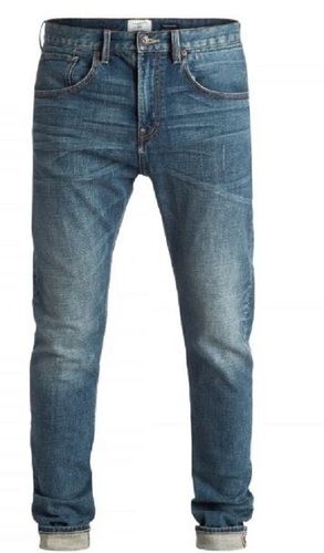 30cm Palin Dyed Washable And Comfortable Men Denim Jeans 