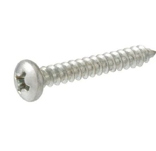 4 Inch Round Head Polished Aluminum Screws