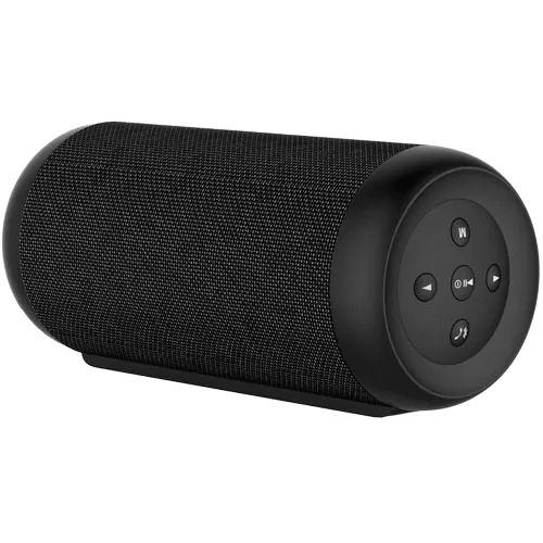 5.1 Version Cylindrical Plastic Body 12 Watt Portable Bluetooth Speaker