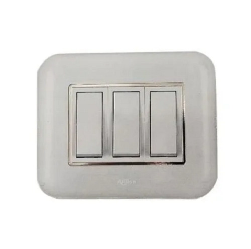 घर और कार्यालय के लिए सफेद 5 एम्पीयर प्लास्टिक इलेक्ट्रिकल स्विच