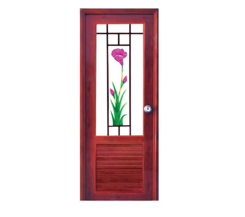 6 Feet Entry Pvc Bathroom Door For Residential Use