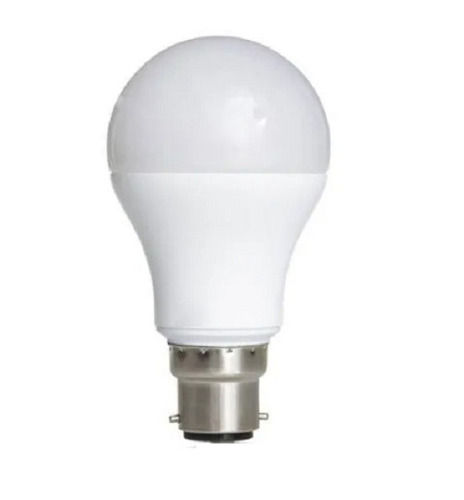 White 7 Watt Power Polycarbonate Plain Round Led Bulb