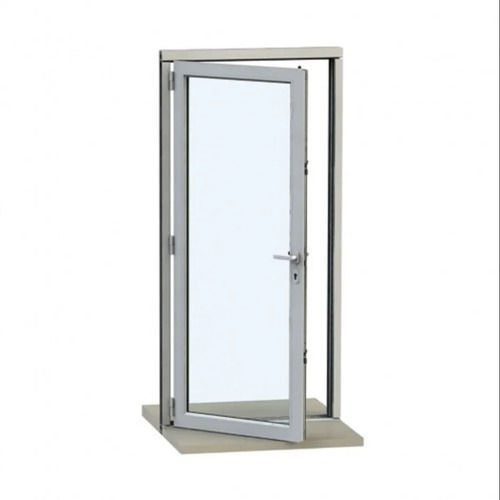 7x2 5 Foot 18 Mm Thick Polished Finished Stainless Steel And Glass Door Frame Application