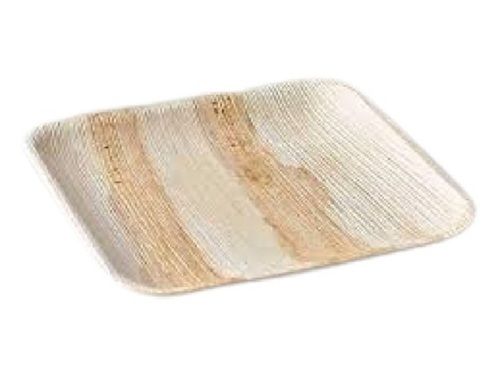 Light Weight Matte Finish Square Plain Areca Leaf Plates (50 Piece In Pack ) Size: 9 Inch