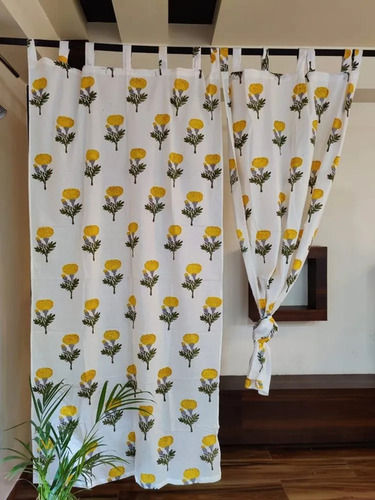 Printed Cotton Curtain For Home And Hotel Use