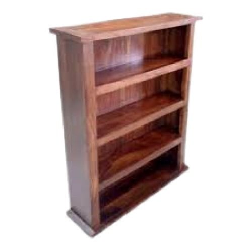 Brown Rectangular Polished Painted One-Piece Free-Standing Solid Plywood Wooden Rack