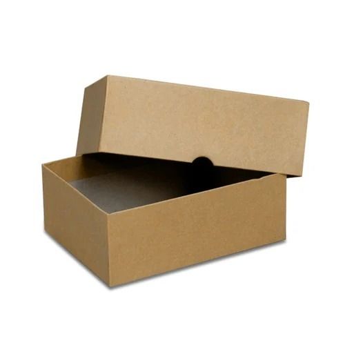 Rectangular 10X8.4X4 Inches Matte Lamination Plain Kraft Paper Rigid Box For Packaging 