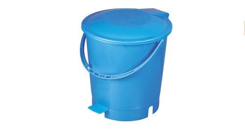 Blue 2Kg Single Hard Plastic Dustbin For Home 