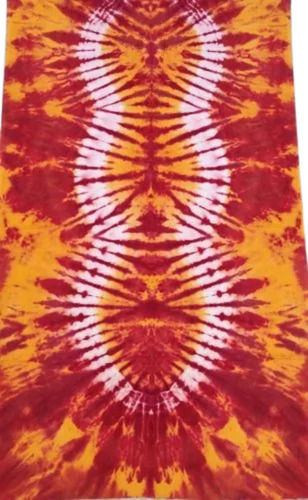 Orange 70 G/M3 Washable And Light Weight Printed Cotton Nighty Fabric