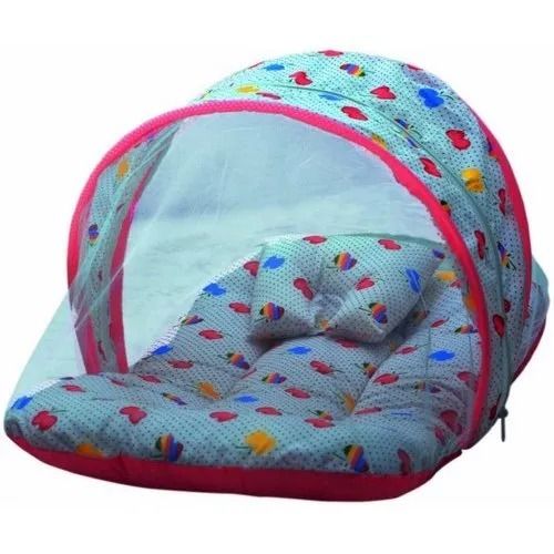 Curved And Poly Cotton Foldable Baby Mosquito Net