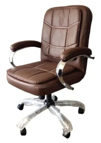 Handmade Heavy Duty Steel And Polished Leather Office Chairs