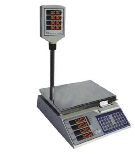 Rectangular Base Purely Accurate Digital Steel Electronic Computing Weighing Scale