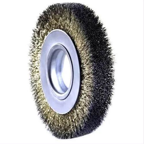  3 Kg Round Polished Silver Circular Wire Brush For Cleaning Handle Length: D Inch (In)