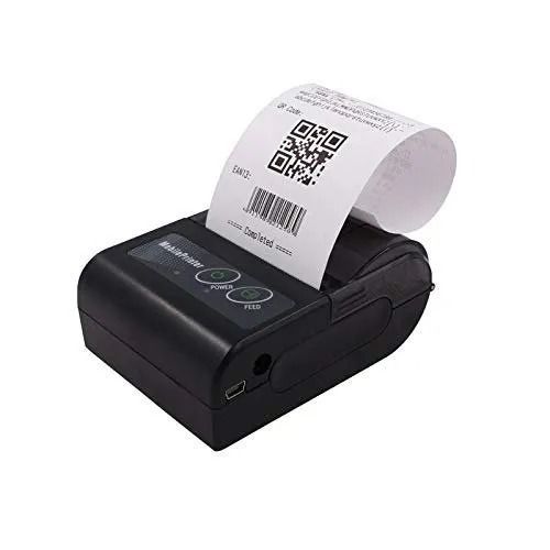 1500Mah Battery 70Mm/Sec Bluetooth And Usb Port Abs Plastic Body Thermal Printer Color Depth: 16 Bit Bit