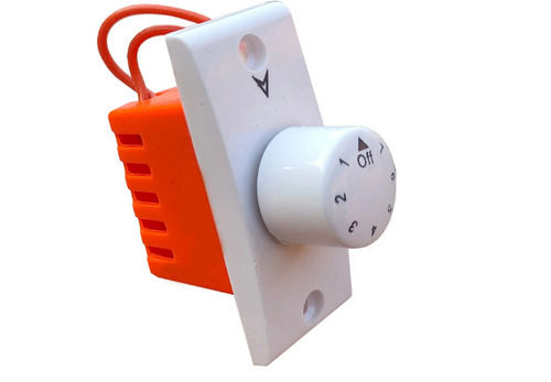 White And Red 220 Voltage Ceiling Fan Regulator For Speed Control