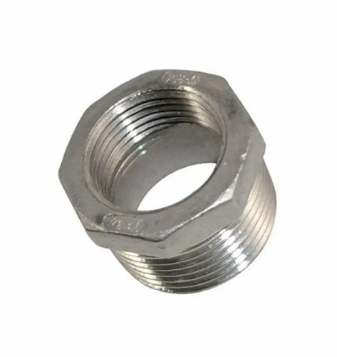 Silver 3/4 Inch Polished Steel Alloy Bushing For Industrial Use