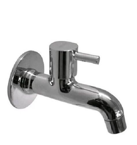 Silver 8 Inches Single Handle Glossy Stainless Steel Tap