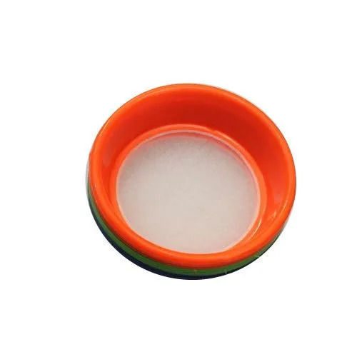 Orange Heat Resistant Lightweight Flexural Strength Plastic Flour Strainer Sifter