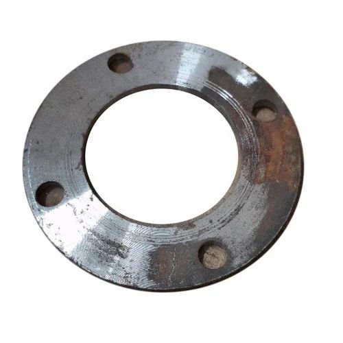 Mild Steel Flanges, Outside Diameter of Flange 3 Inch - 1 Inch Pipe Size, 10 mm Thickness, Rated Pressure 200 PSI | Industrial Application, Round Shape, Gray Color, Hot Rolled Grade A