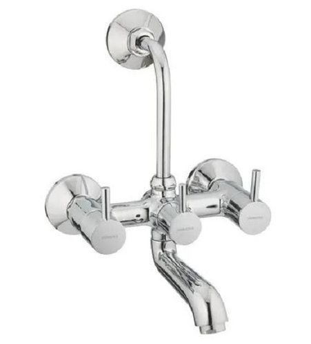 Mutitasking Polished Modern Wall Mounted Stainless Steel Wall Mixer