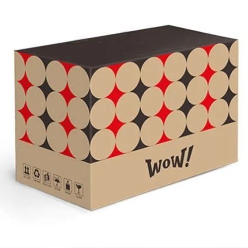 Rectangular Matte Finish Printed Cardboard Box For Industrial Use