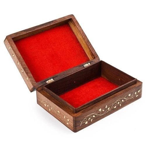 Rectangular Shape Wooden Boxes for Jewelry Storage
