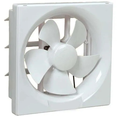 White Square Shape Plastic 2000 Rpm Speed 70 Watt 220 Volts Electrical Ventilation Fan