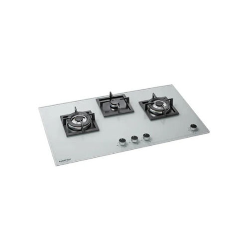 Corded Electric Stainless Steel And Toughened Glass Three Burner Gas Stove