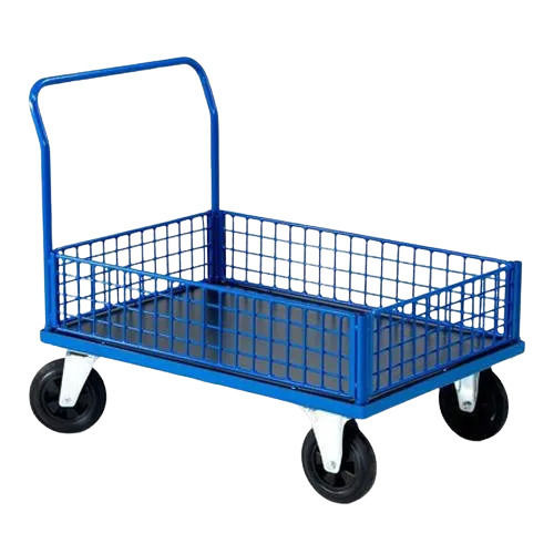 100Kg Load Capacity Manual Operated Paint Coated Mild Steel Platform Trolley  Application: Industrial