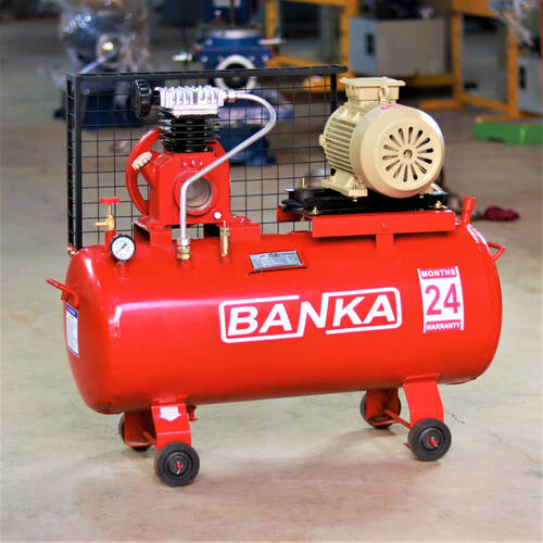 3 HP Double Piston Air Compressor, Discharge Pressure 12 bar