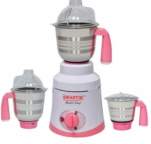 3000 Rpm Speed 750 Watt 220 Volt Aluminum And Plastic Mixer Grinder With Three Jar  Capacity: 5 Tons/Year