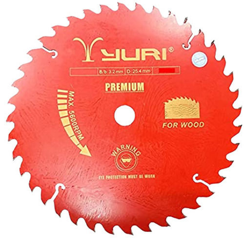 Red 4 Inch Round Paint Coated Tungsten Carbide Wood Cutting Blade 