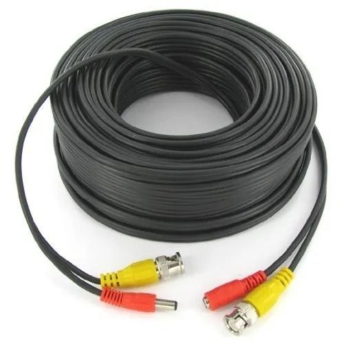 60 Meter Long Pvc And Copper Cctv Cable With Of Four Conductor