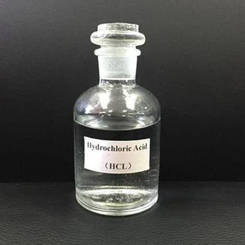 Clear Hydrochloric Acid (HCL) Liquid