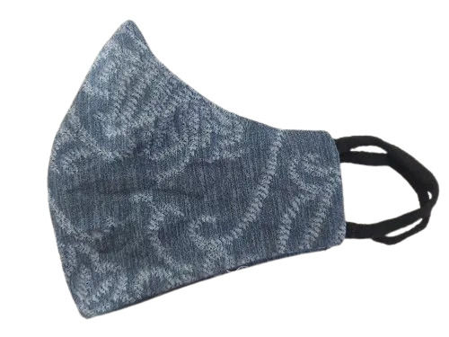 Gray Daily Wear Skin Friendly Washable And Reusable Cotton Face Mask For Shelf Protection 