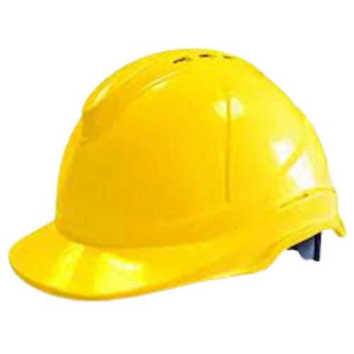 Yellow Lightweight Abs Plastic Open Face Industrial Safety Helmet For Head Protection