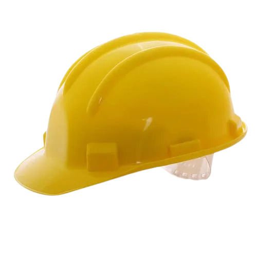 Yellow Lightweight Polycarbonate Plastic Open Face Workplace Safety Helmet For Head Protection