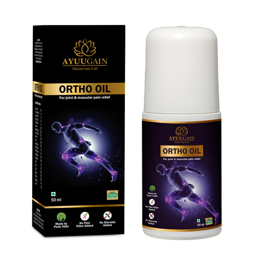 Ortho Ayurvedic Massage Oil For Joint Pain, Inflammation And Stiffness
